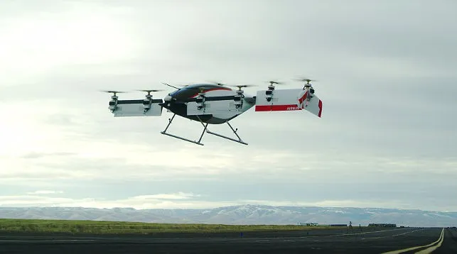 Компания Airbus сняла полет летающего такси на видео